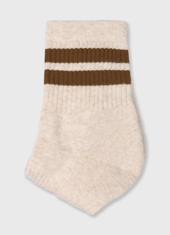 socks 2 stripes | truffle