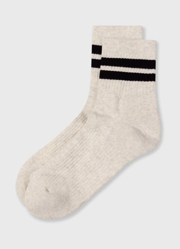 socks 2 stripes | soft white melee