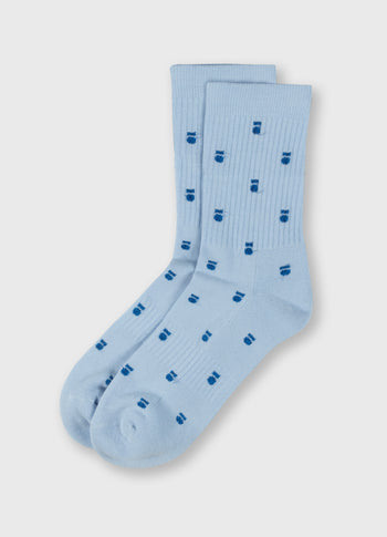 socks medal | ice blue