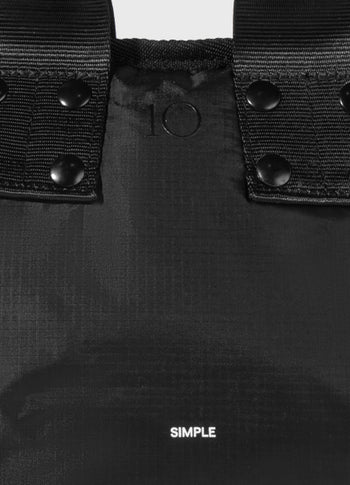 padded shopper small | black