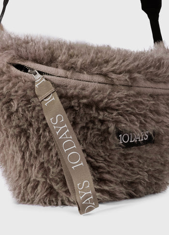 hairy cross body bag | moonrock