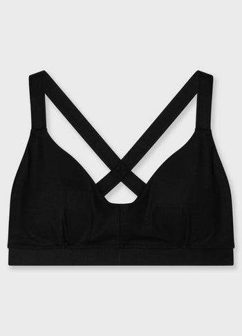 sporty bra | black