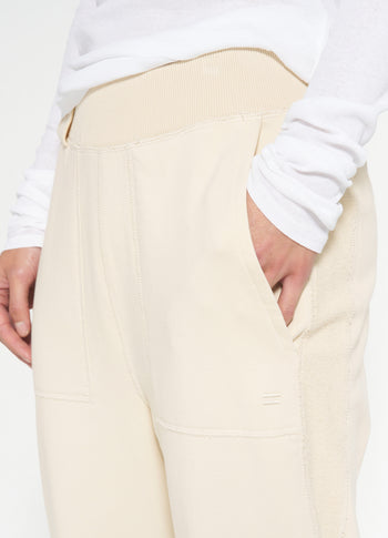 side panel jogger | oat