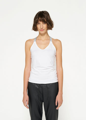 THE WRAPPER LUREX | white