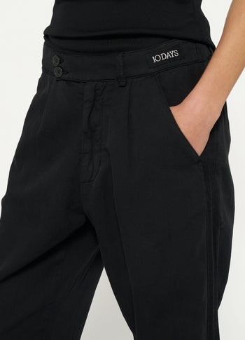 pants twill | black