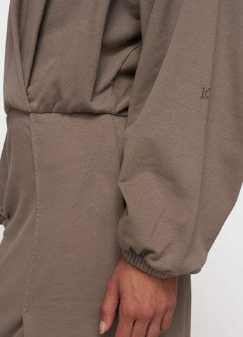 maxi gathering dress | moonrock