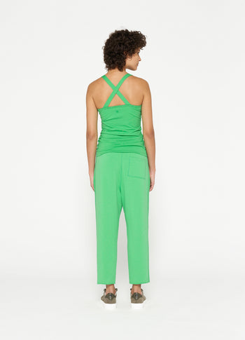 side panel jogger | apple green