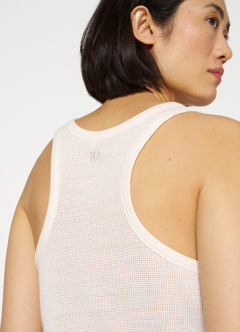 singlet mesh | ecru