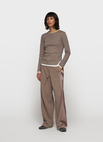 long sleeve tee rib | moonrock