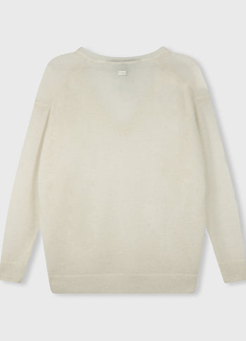 THE THIN SWEATER | ecru