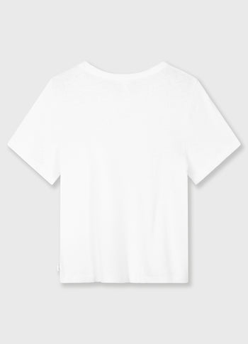 THE PETITE TEE | white