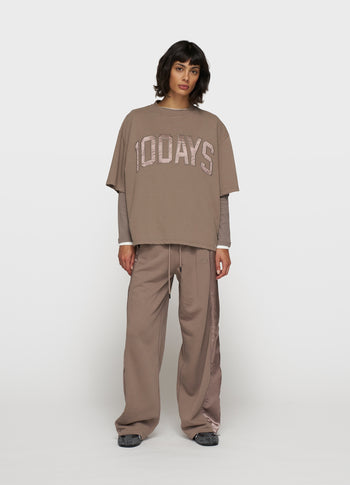 short sleeve sweater | moonrock