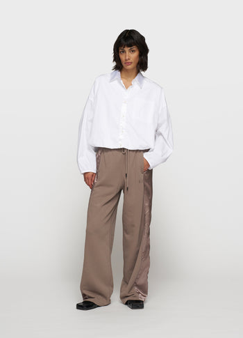 western jogger satin | moonrock