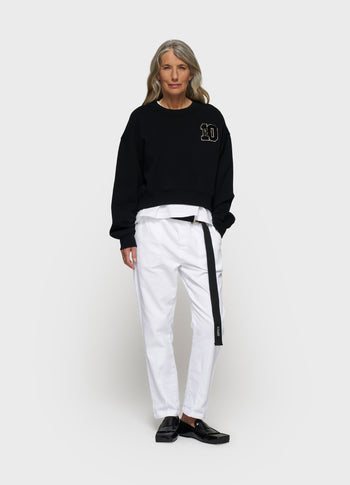 cropped sweater 10 | black