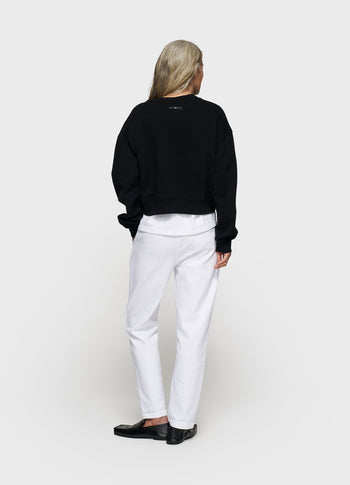 cropped sweater 10 | black