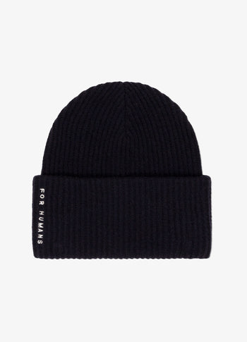 Tate wool beanie | dark blue