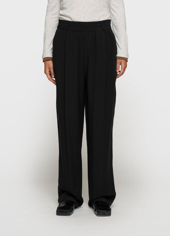 flowy pants lyocell | black
