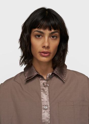 cropped smoking blouse | moonrock