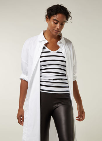 THE POPLIN SHIRT | white