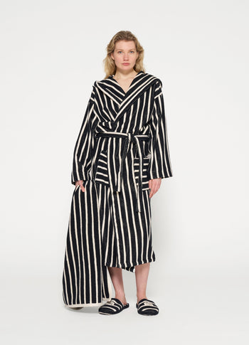 towel stripes | black/ecru