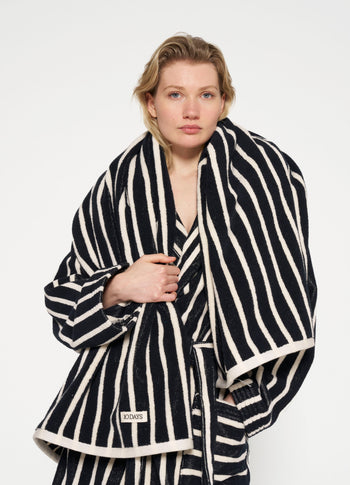 towel stripes | black/ecru