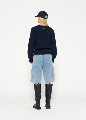 knit sweater Amsterdam | night sky