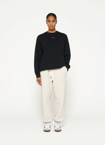THE SWEATER LOGO | black
