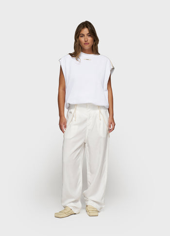 mesh baseball tee 10 | white