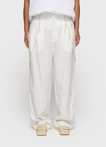 strap salopette twill tencel | ecru