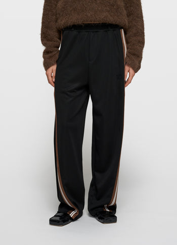 barrel track pants | black
