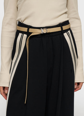 monogram belt | light earth