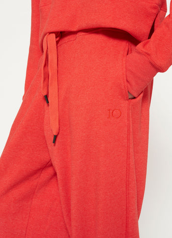 favourite jogger | poppy red