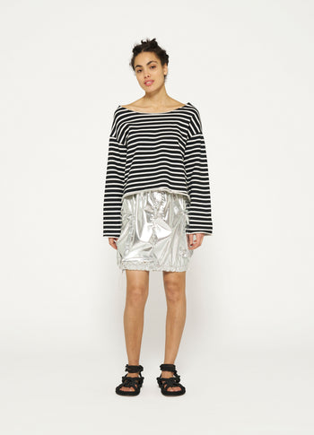 proud skirt foil | silver