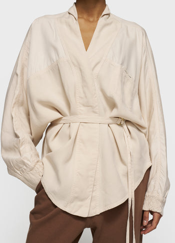 kimono blouse tencel | light earth