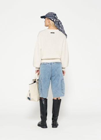 knit sweater Amsterdam | ecru