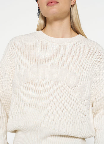 knit sweater Amsterdam | ecru