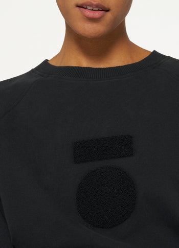 THE CREW NECK SWEATER | black