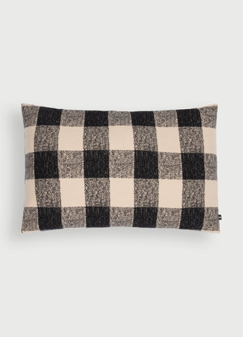 pillow check 40x60 | black