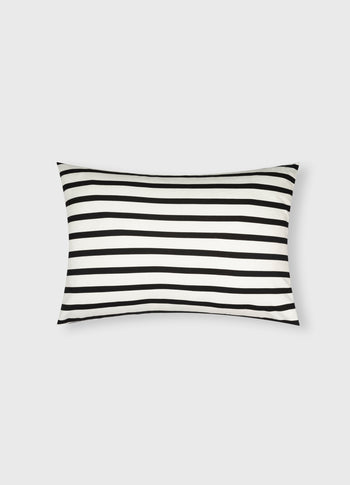THE PILLOW COVER STRIPES 40x60 | ecru/black
