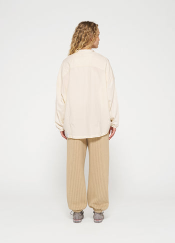 Bar jogger foam pinstripe | light latte