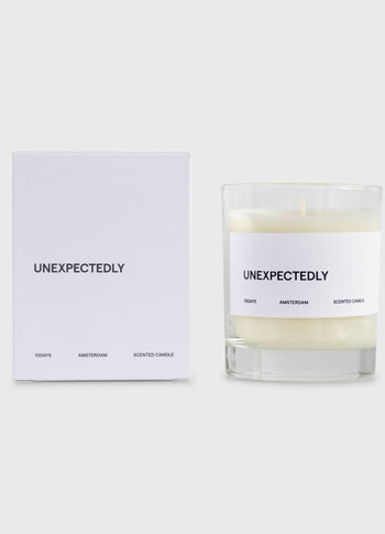 unexpectedly scented candle | multicolor
