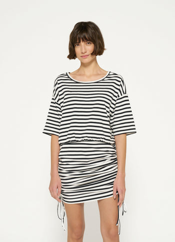 proud dress stripes | ecru/black