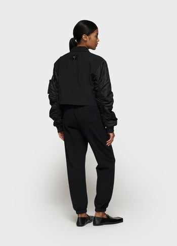 bomber blazer | black