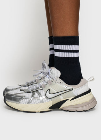 socks 2 stripes | dark navy