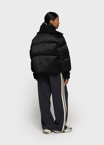 the smoking puffer jacket | black