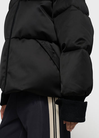 the smoking puffer jacket | black