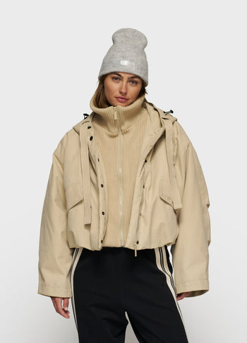 the queen parka | pure sand