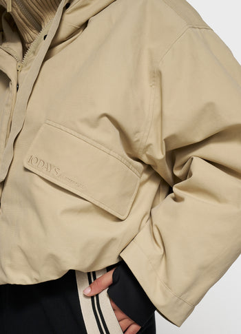 the queen parka | pure sand