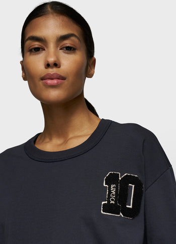 thick cotton tee 10 | dark navy