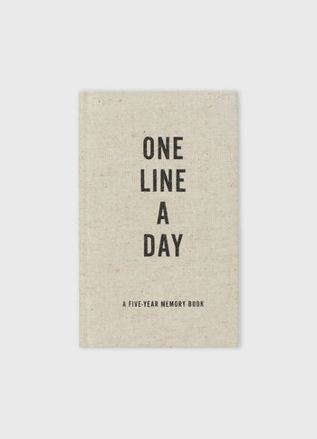 Canvas One Line a Day | multicolor